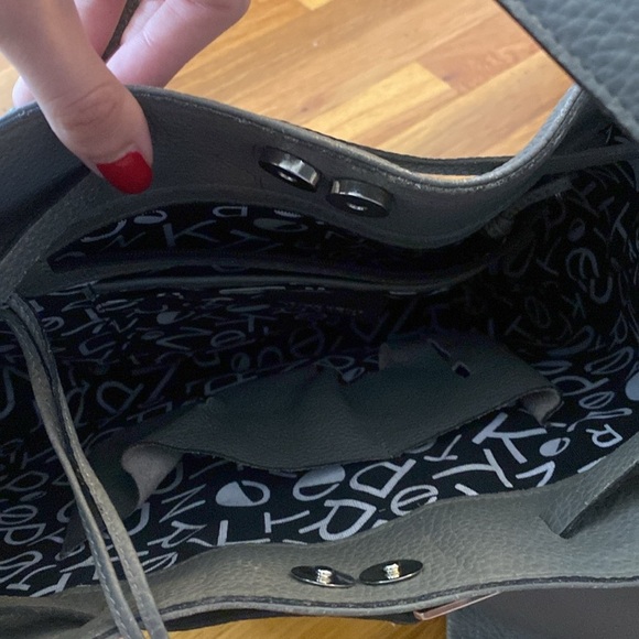 Peter Kent Women’s Gray Leather Bag OS - Picture 7 of 9